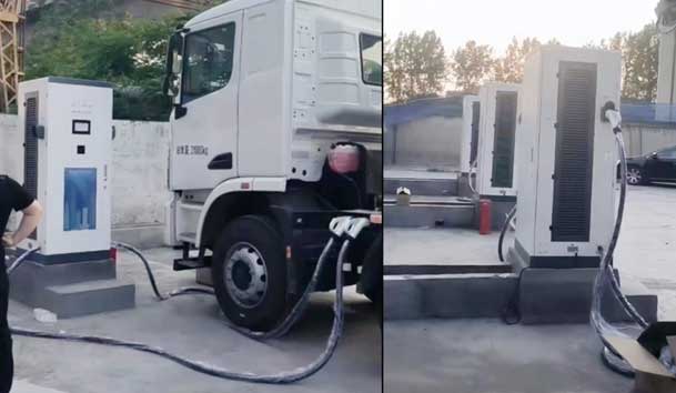 【重卡电动先锋】球友体育300-400kW重卡充电桩：亮点与应用典范(图7)
